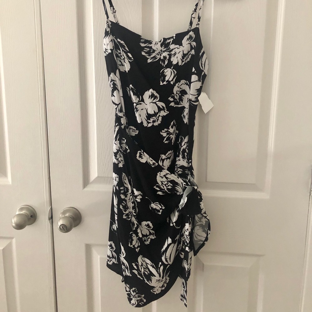 Black & White Floral Sundress